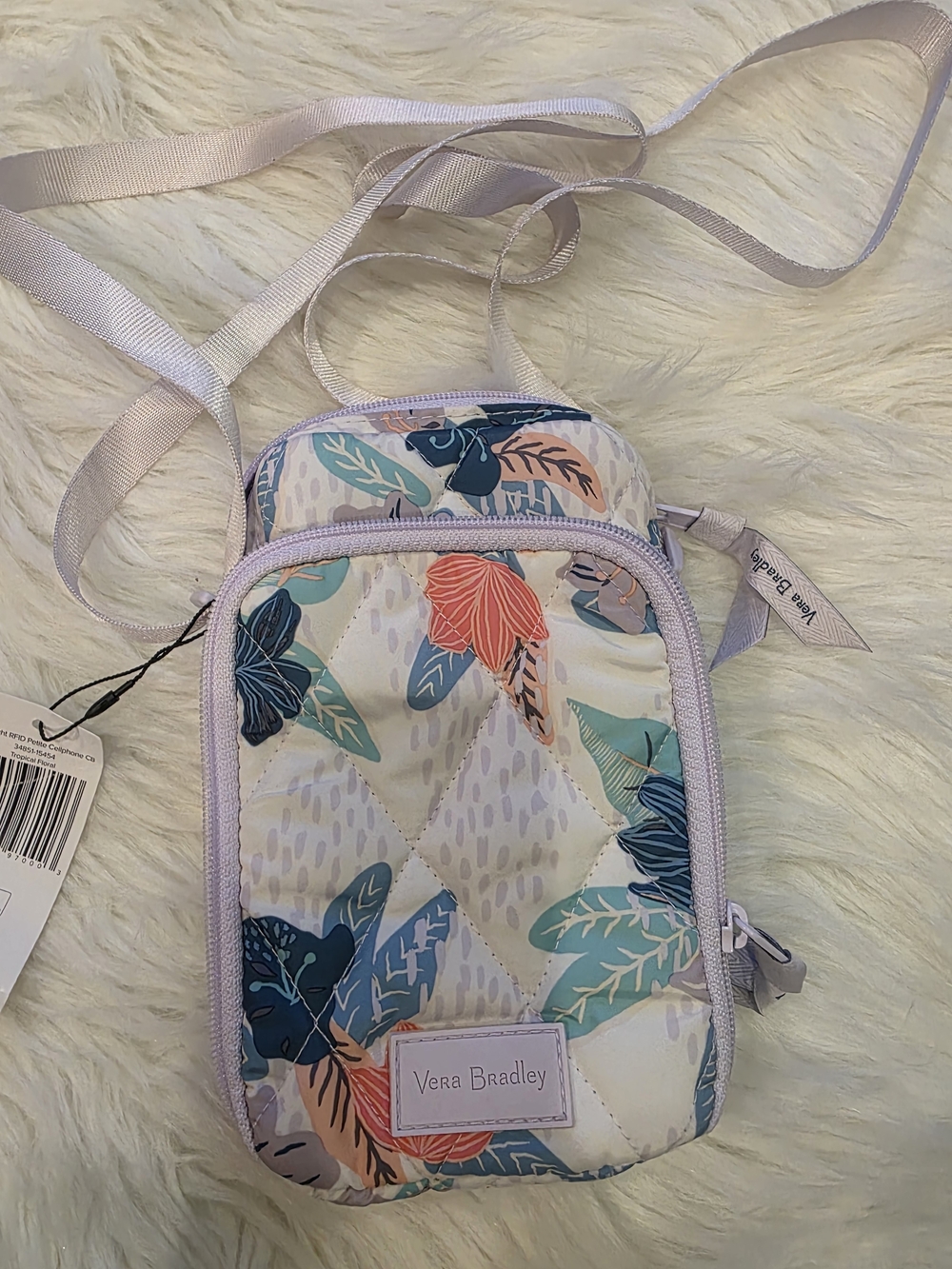 Vera Bradley Ultimate Phone Crossbody Floral Multicolor & Pink